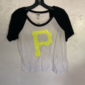 PINK Victoria’s Secret Pittsburgh Pirate Tee Shirt size Small